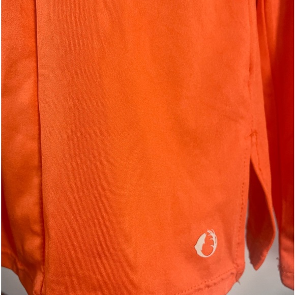 The American Outdoors Men Women’s Orange,cooling,hoodie,Long Sleeve,Top Large - Picture 4 of 10